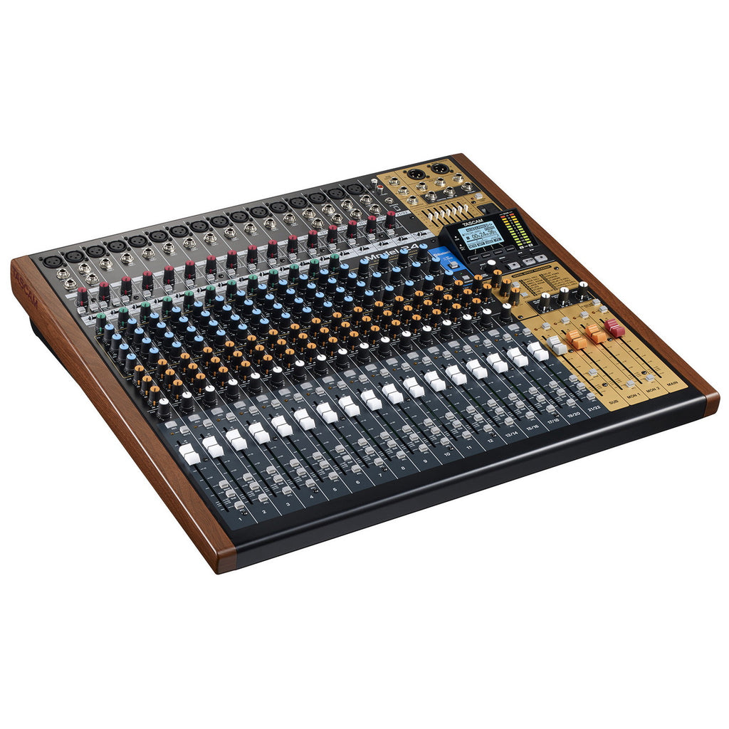 Tascam Model 24 Mixer Live Recorder & Mixing Console with Audio Interface