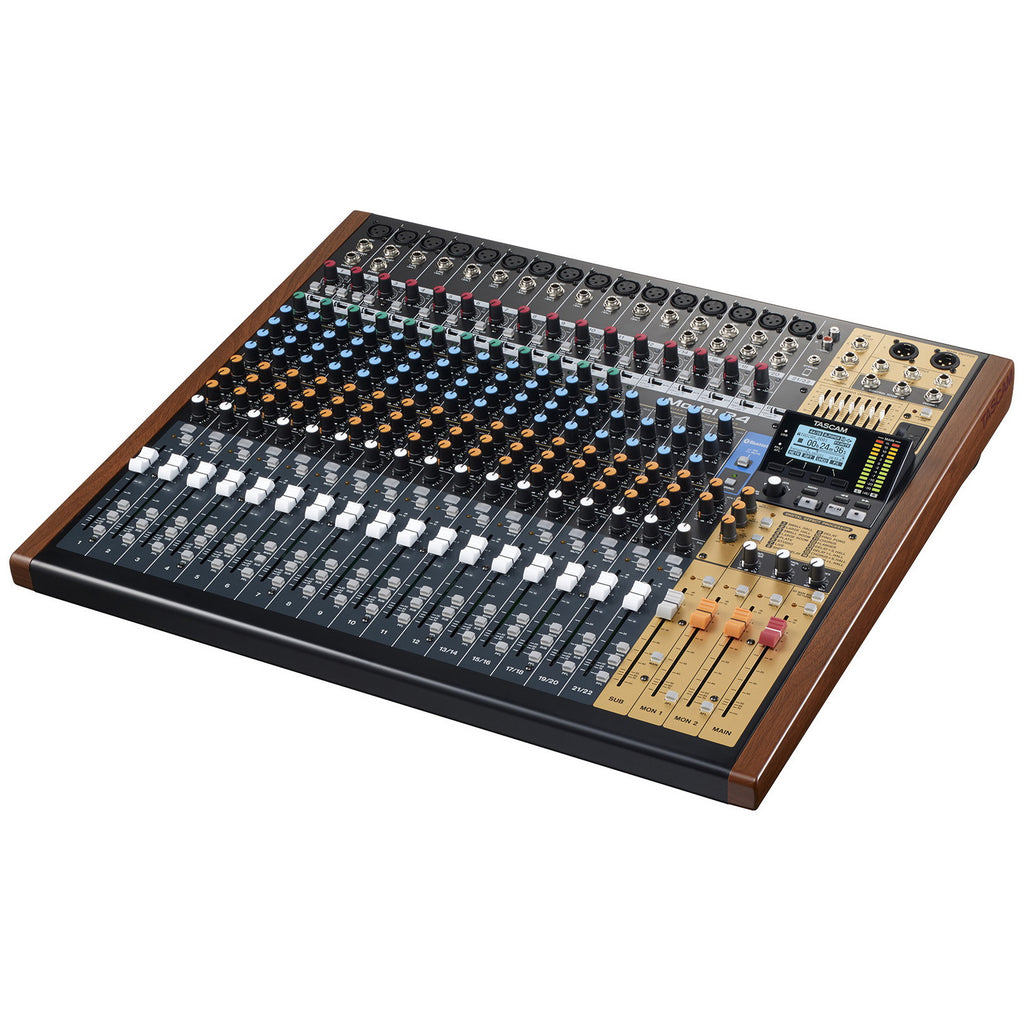 Tascam Model 24 Mixer Live Recorder & Mixing Console with Audio Interface