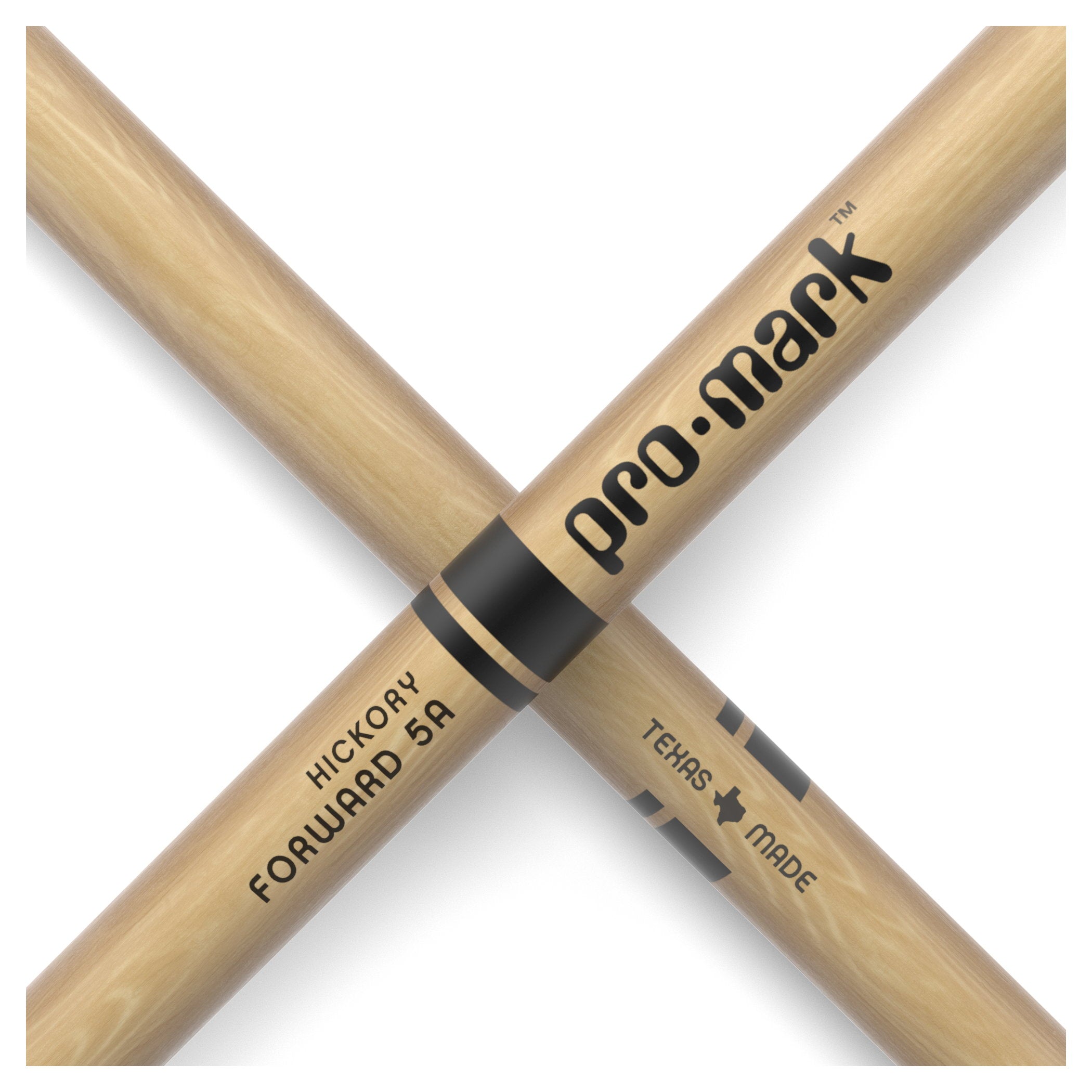 ProMark Classic Forward 5A Lacquered Hickory Nylon Tip Drum Sticks