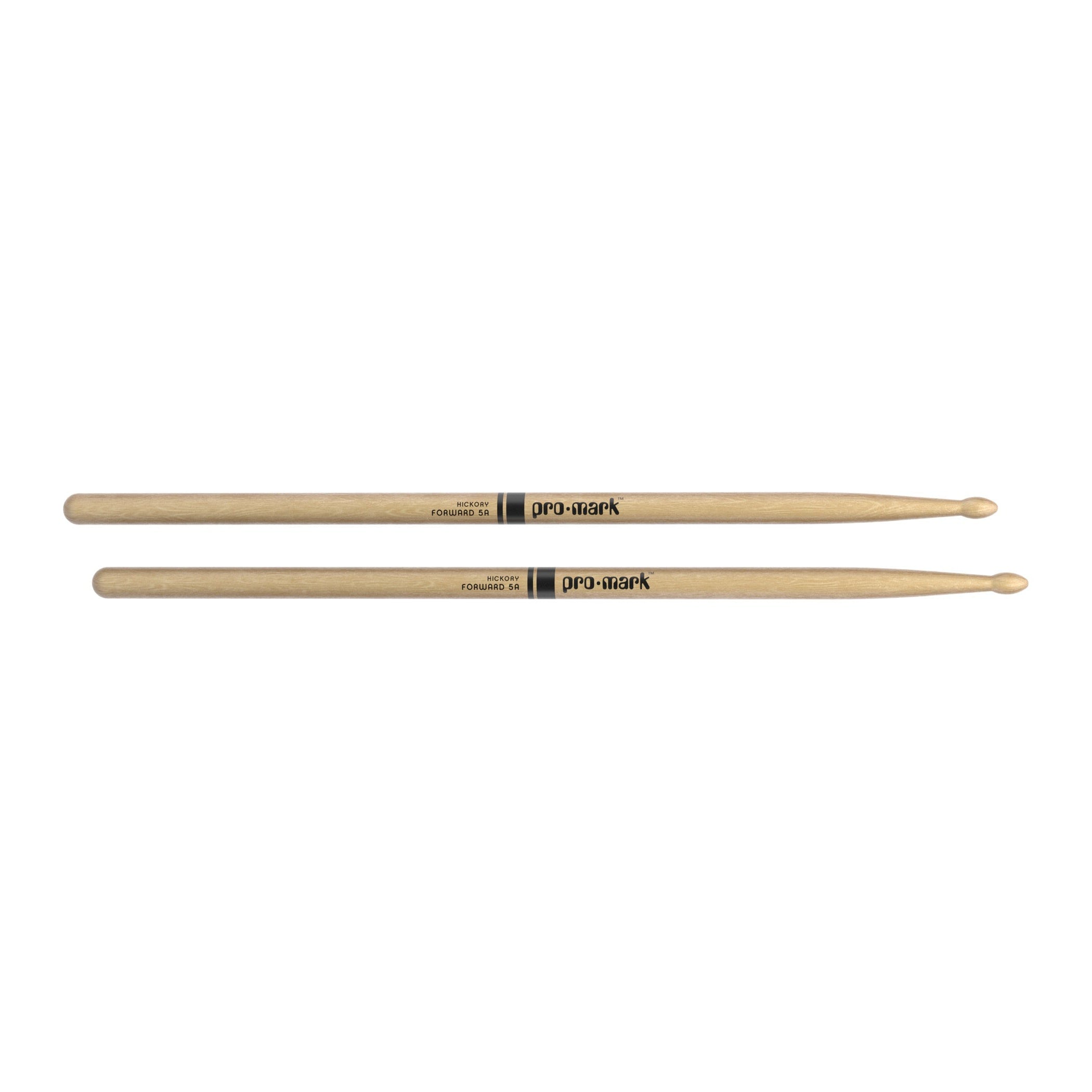 ProMark Classic Forward 5A Lacquered Hickory 5A Wood Tip Drum Sticks