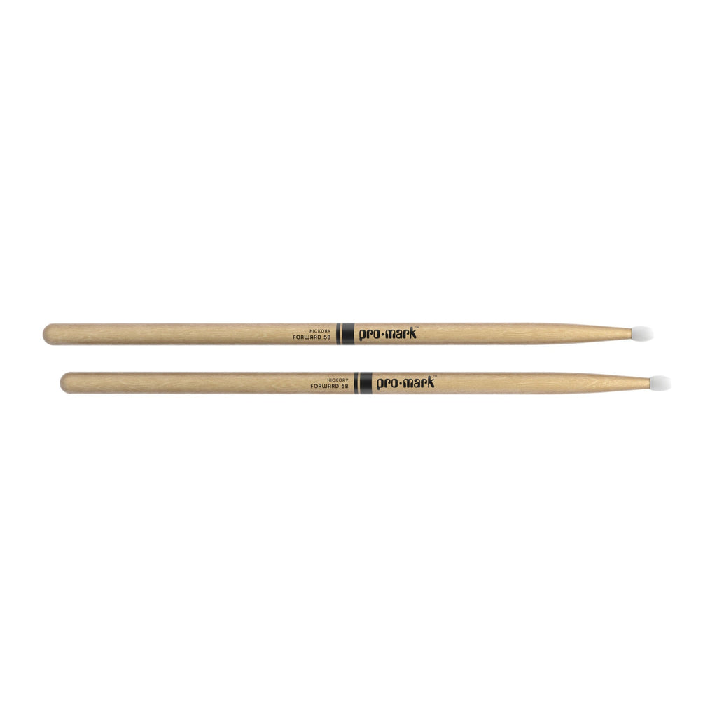 ProMark Classic Forward 5B Lacquered Hickory Nylon Tip Drum Sticks