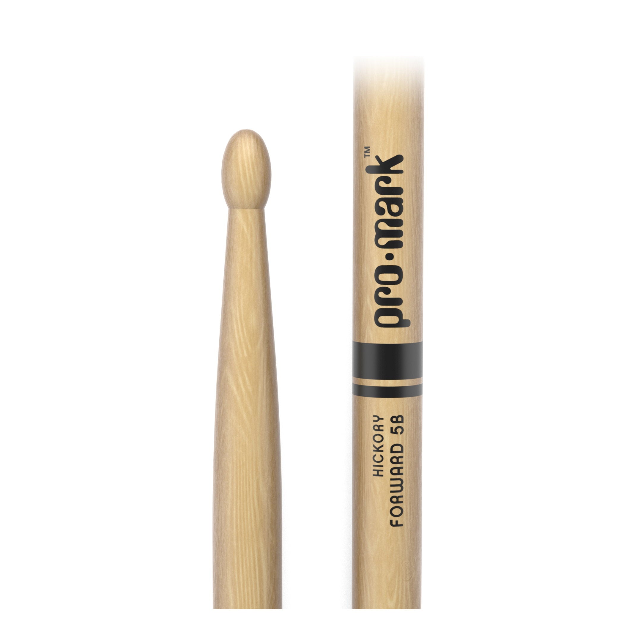 ProMark Classic Forward 5B Lacquered Hickory Wood Tip Drum Sticks