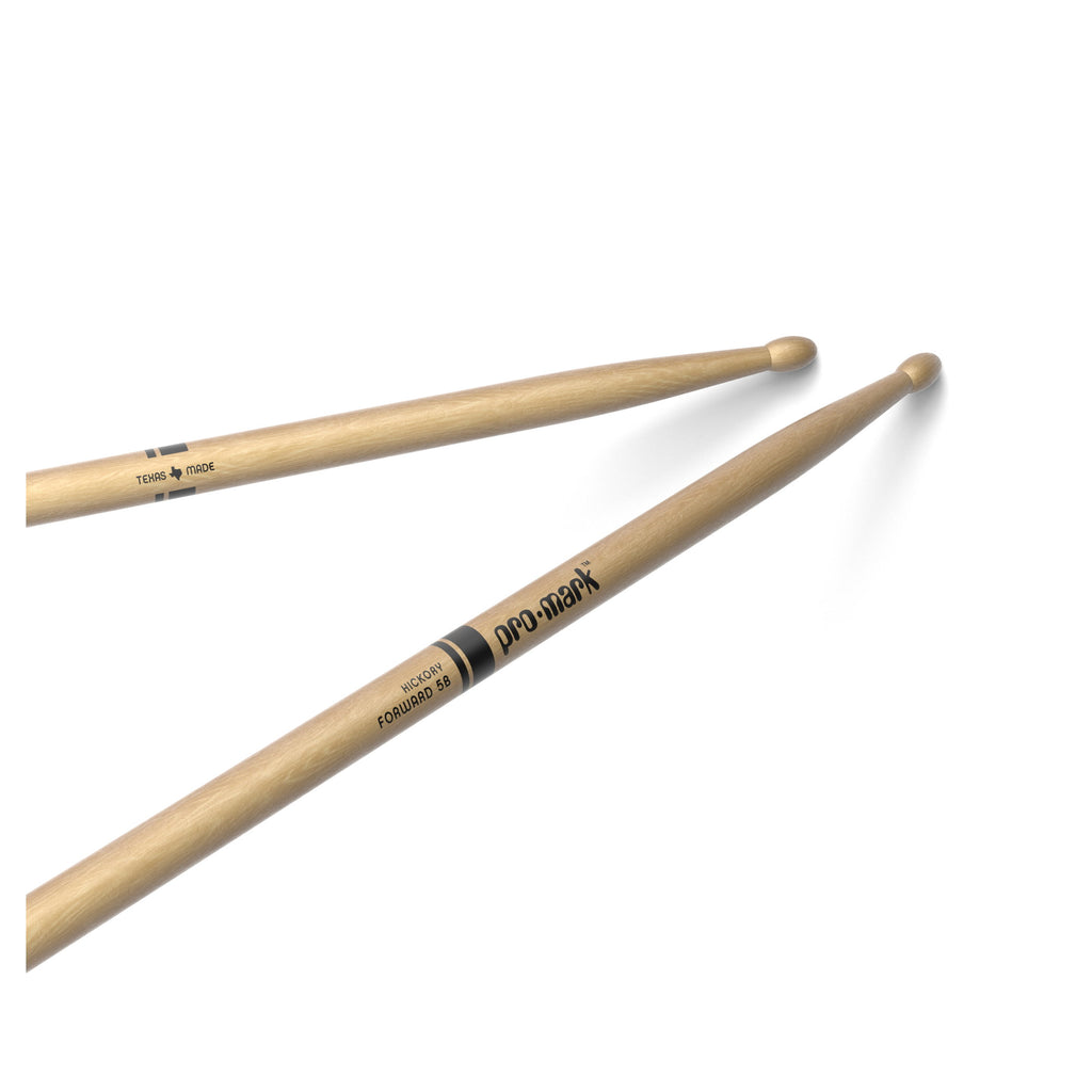 ProMark Classic Forward 5B Lacquered Hickory Wood Tip Drum Sticks