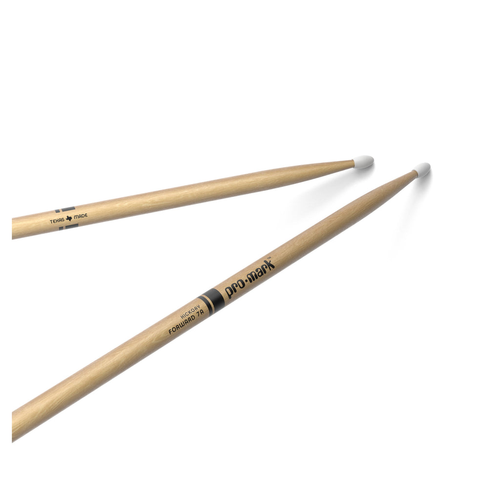ProMark Classic Forward 7A Lacquered Hickory Nylon Tip Drum Sticks