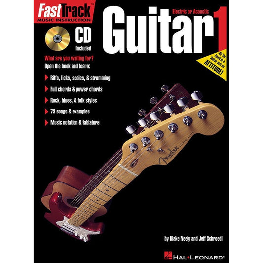 Hal Leonard FastTrack Guitar Method 1 Book