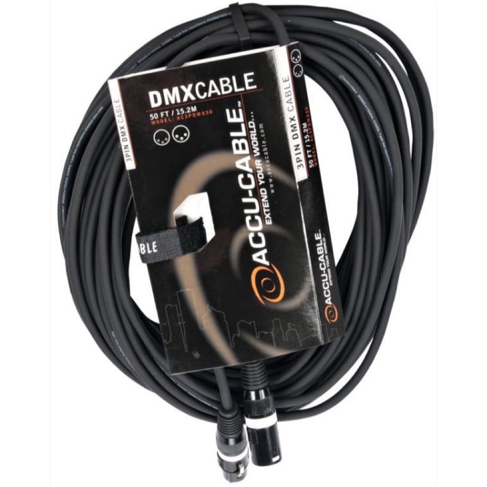 ADJ AC3PDMX 3-Pin DMX Cable, 50 Foot
