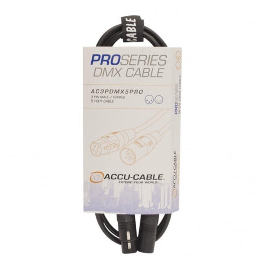 ADJ AC3PDMX PRO 3-Pin DMX Cable, 5 Foot