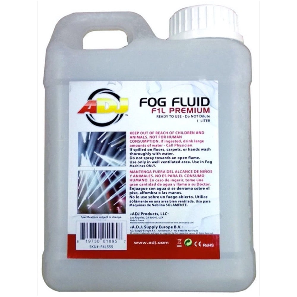 ADJ F1L Premium Fog Juice, 1 Liter