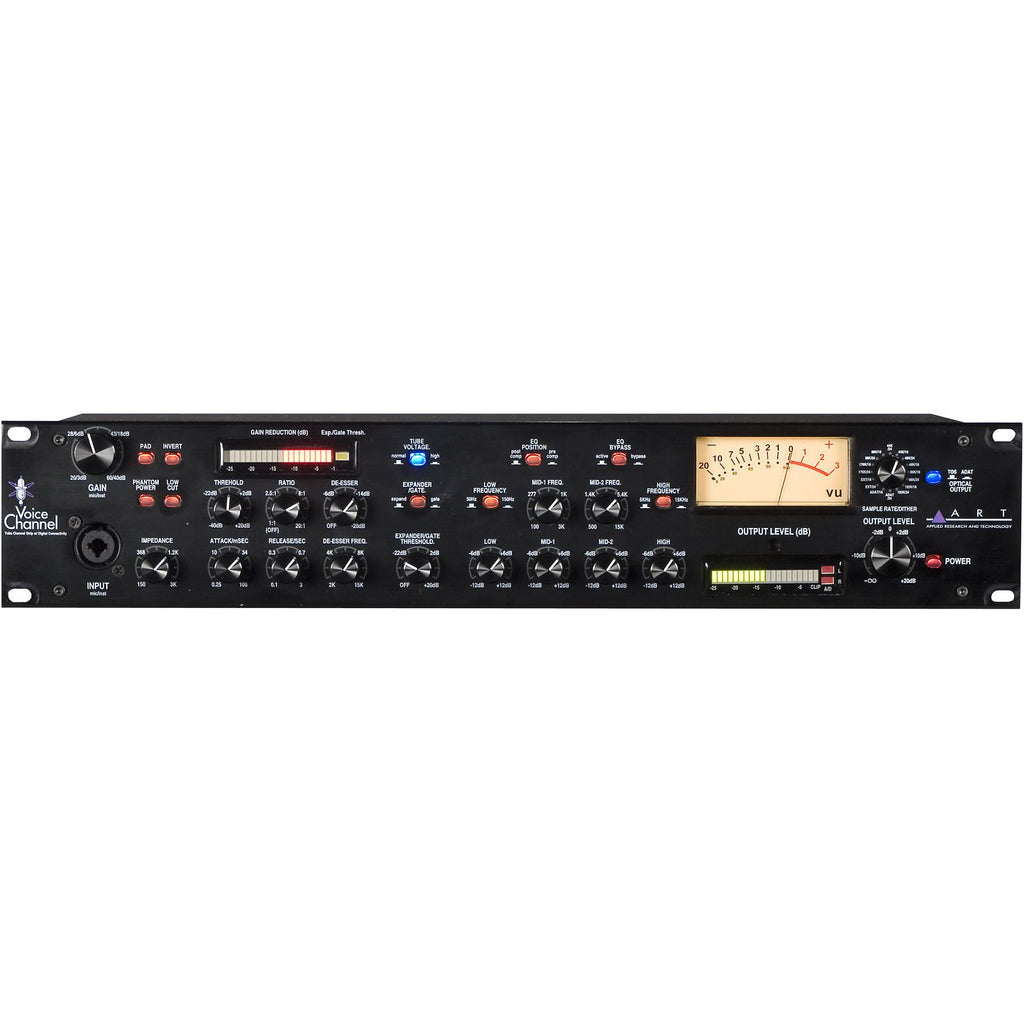 ART Voice Channel Tube Microphone Preamp System with Digital In/Out