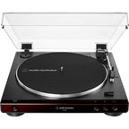 Audio-Technica AT-LP60X Belt-Drive Turntable, Brown