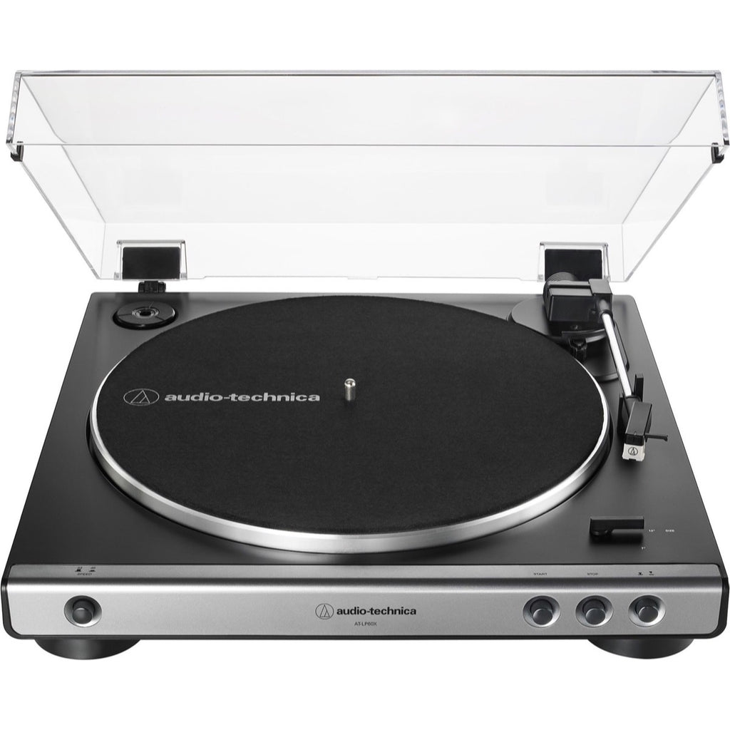 Audio-Technica AT-LP60X Belt-Drive Turntable, Gun Metal