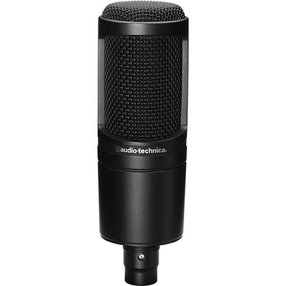 Audio-Technica AT2020 Studio Microphone, Pack with ATH-M20x Headphones and Desktop Boom Arm