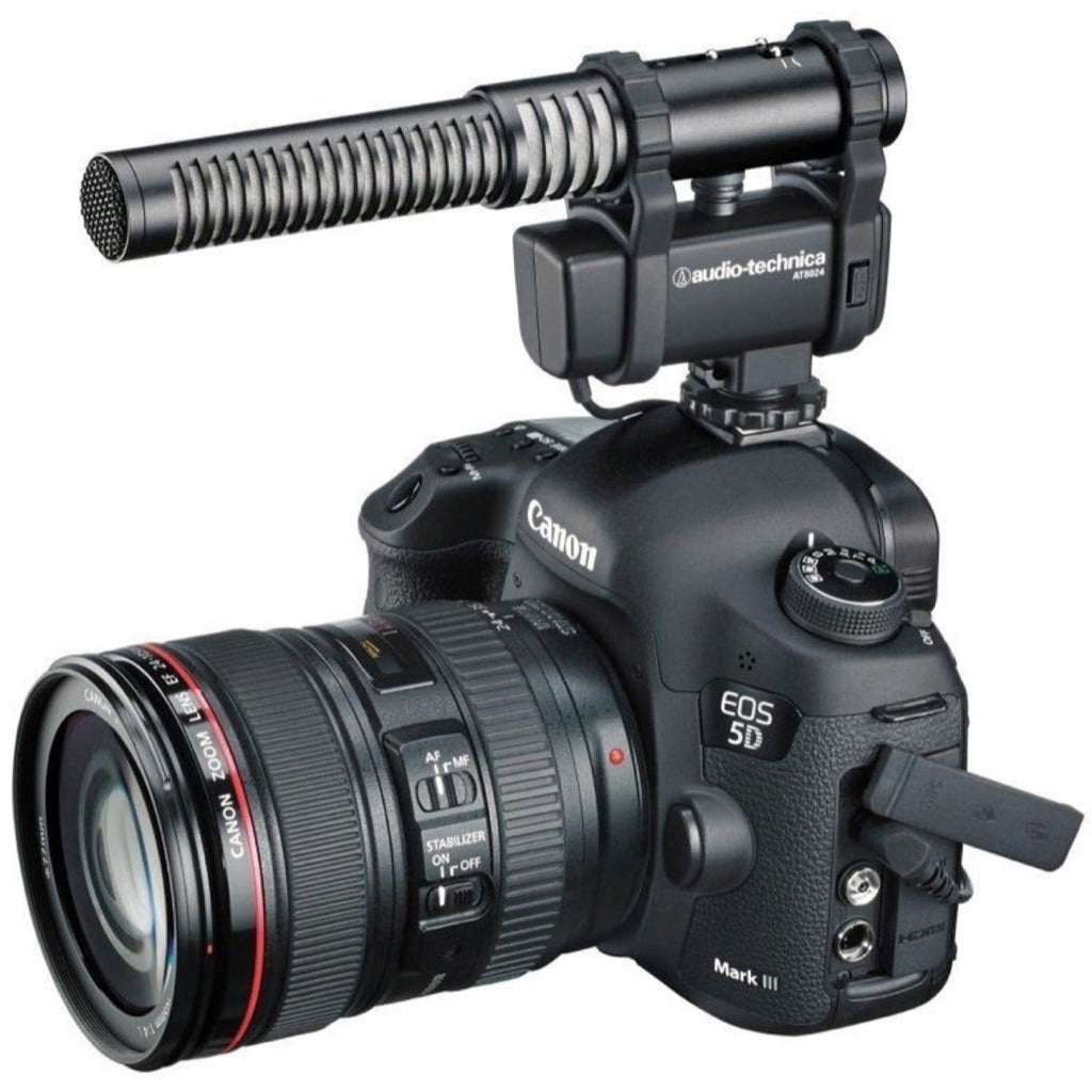 Audio-Technica AT8024 Mono/Stereo Camera Mount Microphone