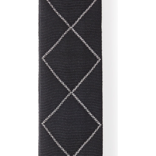 D'Addario Auto-Lock Guitar Strap, Black Padded Diamonds