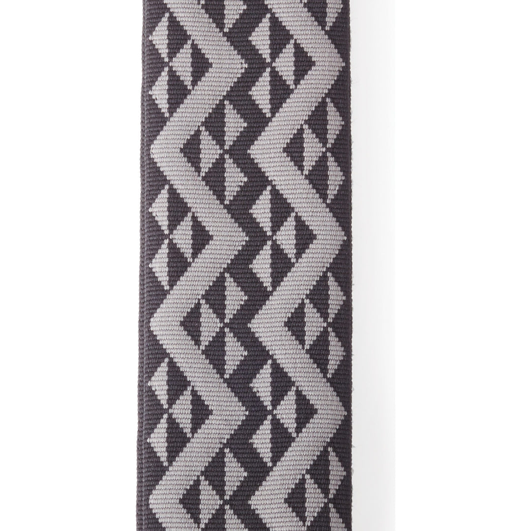 D'Addario Auto-Lock Guitar Strap, Black Padded Geometric