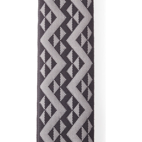 D'Addario Auto-Lock Guitar Strap, Black Padded Geometric