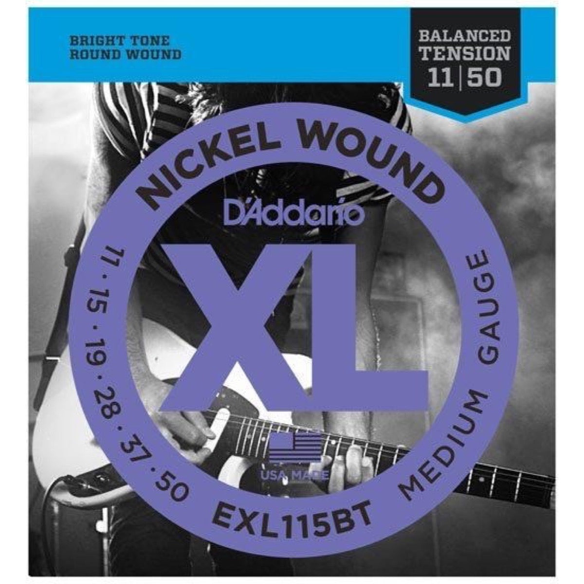 D'Addario EXL115BT Balanced Tension Medium Nickel Wound Electric Guitar Strings