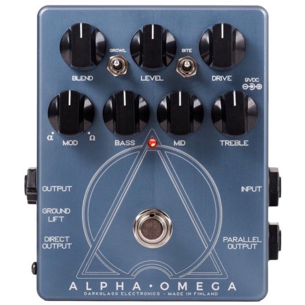 Darkglass Alpha Omega Bass Distortion and Overdrive Pedal