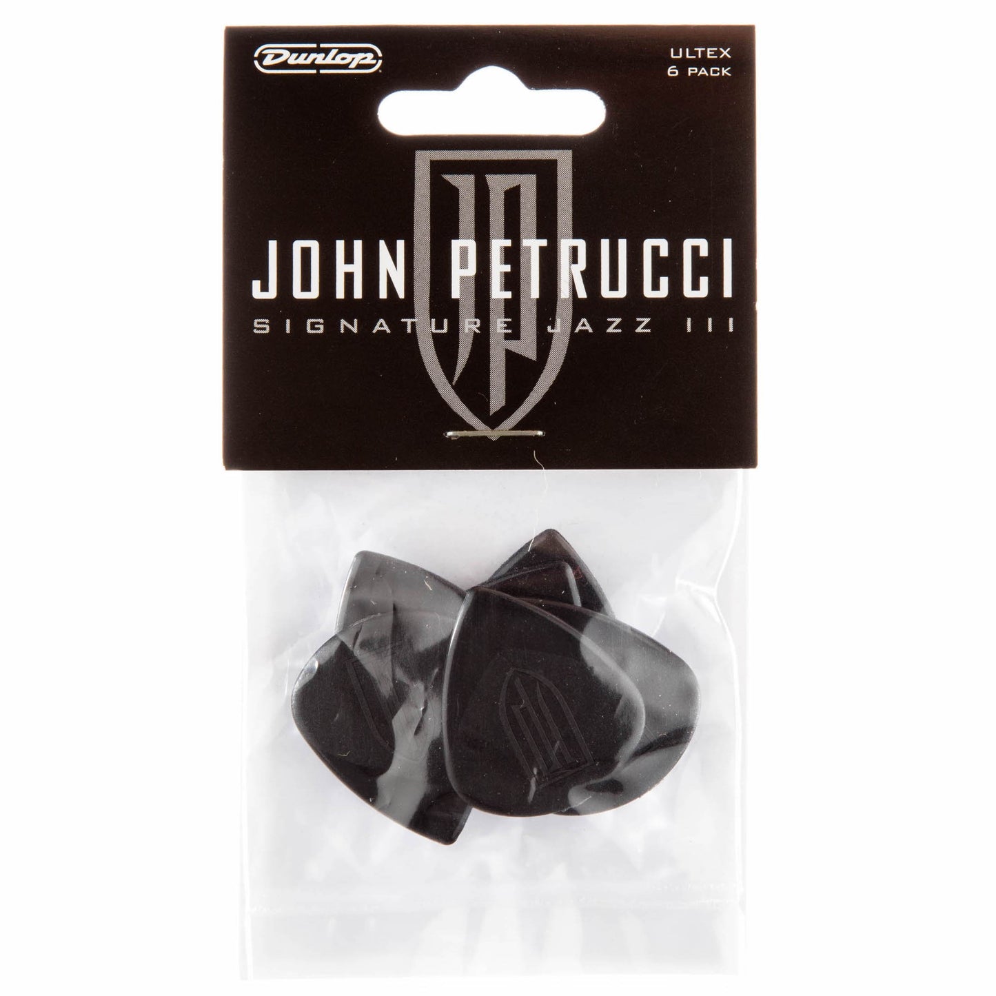 Dunlop 427PJP John Petrucci Jazz Guitar Picks, 6-Pack