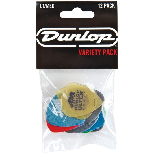 Dunlop Pick Variety Pack, PVP101, 12-Pack, Thin/Medium