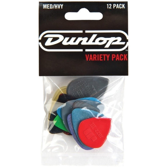 Dunlop Pick Variety Pack, PVP102, 12-Pack, Medium/Heavy