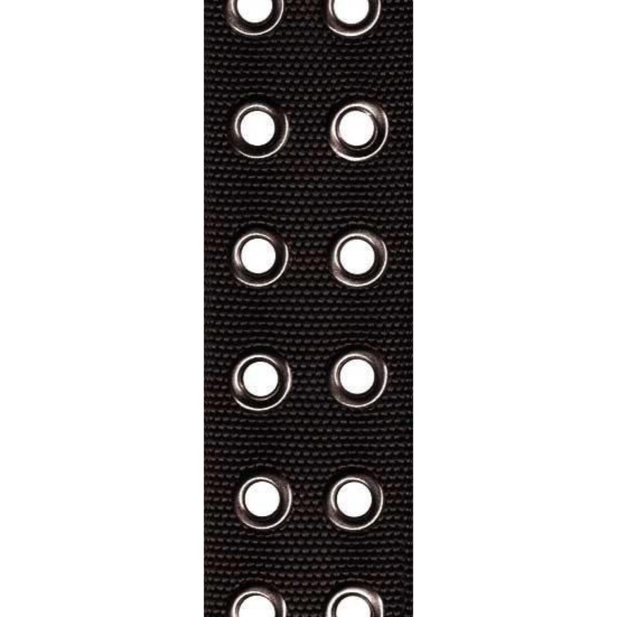 Dunlop Series D38 Nylon Guitar Strap, Grommet Black