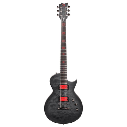 ESP LTD Ben Burnley BB600 Baritone Electric Guitar, Satin Black Sunburst