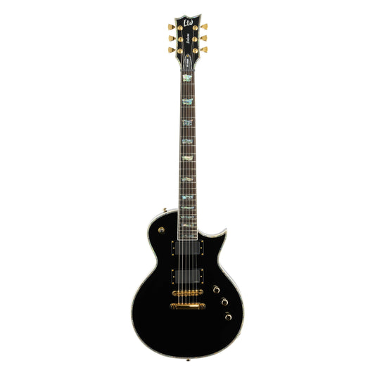 ESP LTD EC-1000 Deluxe Series Electric Guitar, Black, with EMG Pickups