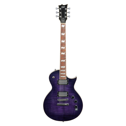 ESP LTD EC-256FM Electric Guitar, See Thru Purple Sunburst