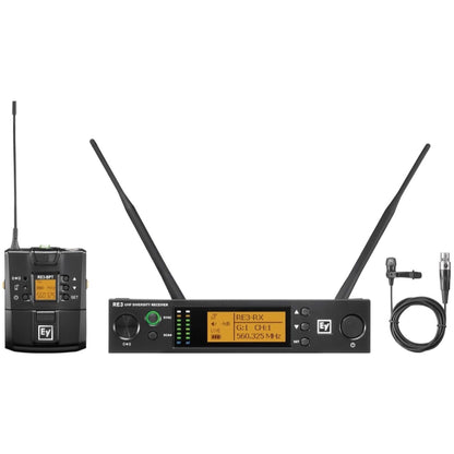 Electro-Voice RE3-BPCL Wireless Cardioid Lavalier Microphone System, Band 5L (488-524 MHz)