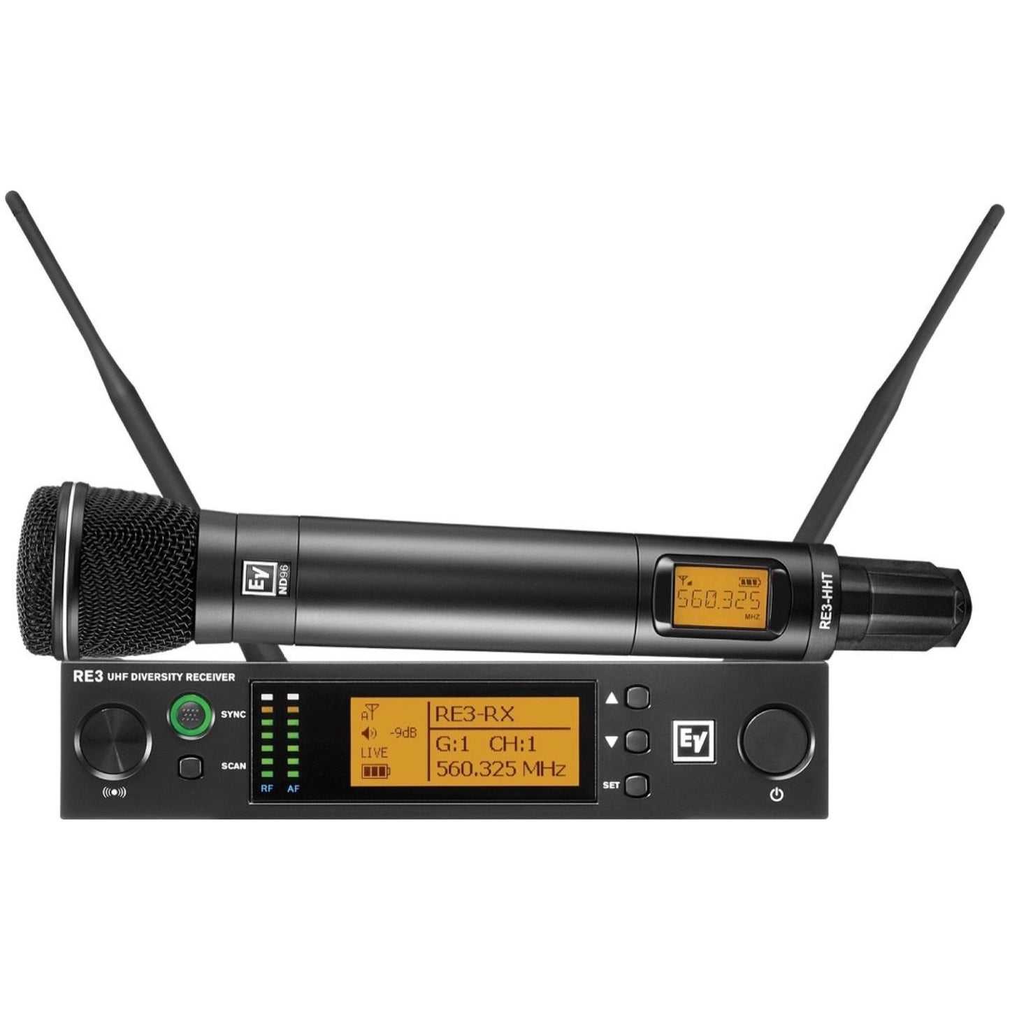 Electro-Voice RE3-ND96 Wireless Vocal Microphone System, Band 5H (560-596 MHz)