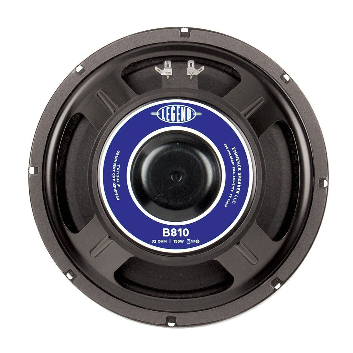 Eminence Legend B810 Bass Speaker (400 Watts, 10 Inch), 32 Ohms