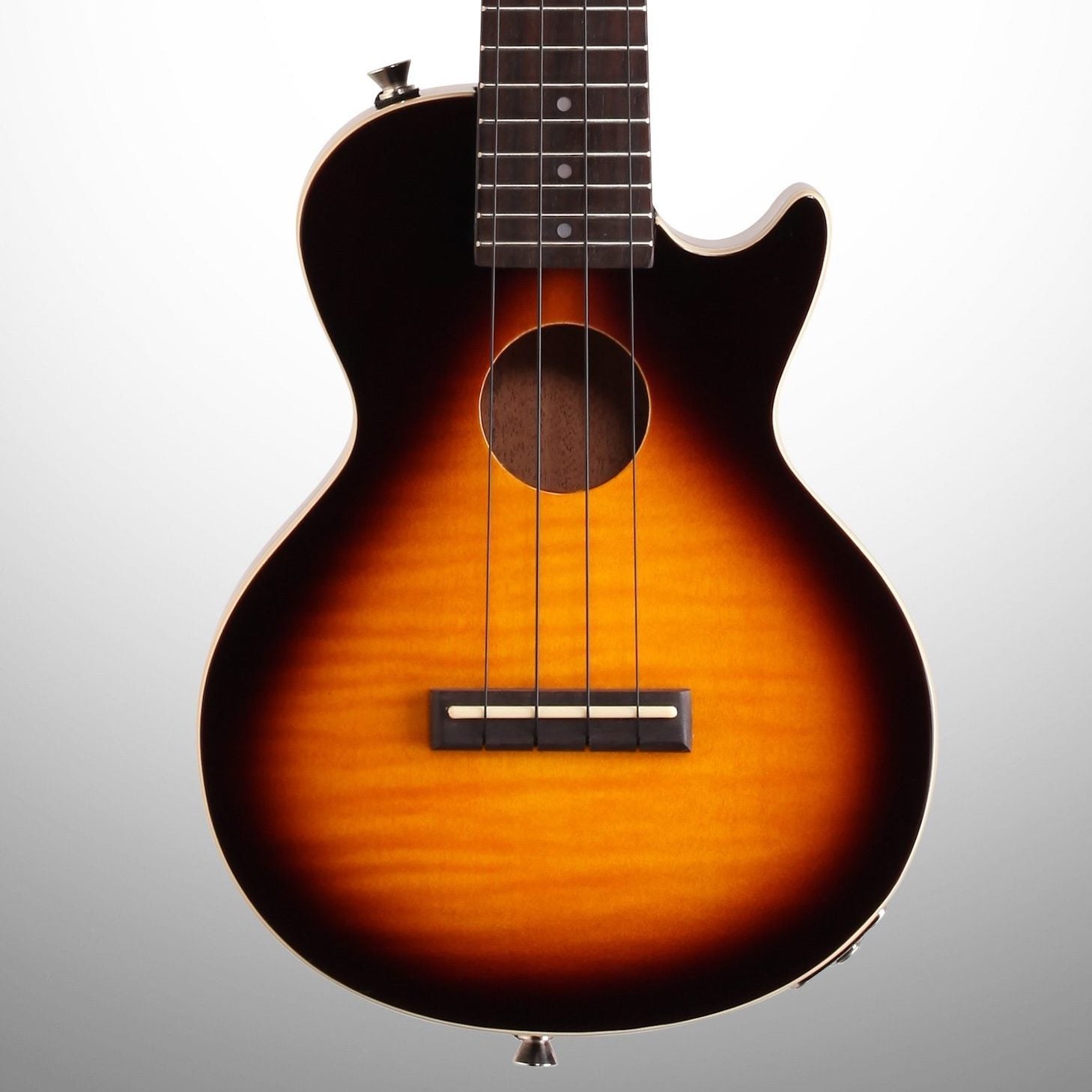 Epiphone Les Paul Acoustic-Electric Ukulele with Gig Bag, Vintage Sunburst