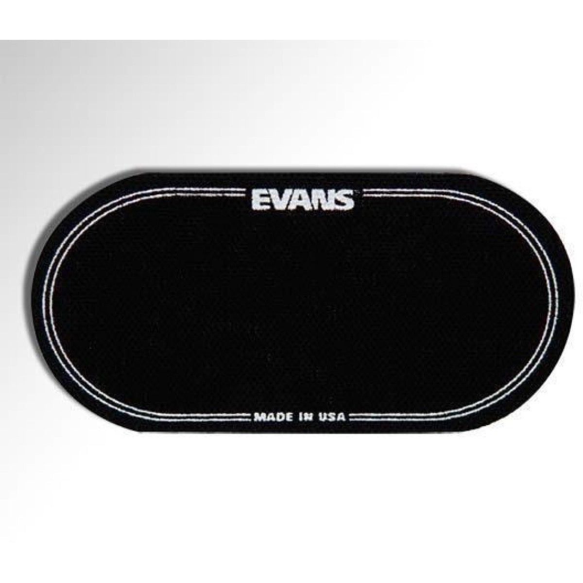 Evans EQ PB2 Nylon Double Pedal Patch, Black, 2-Pack