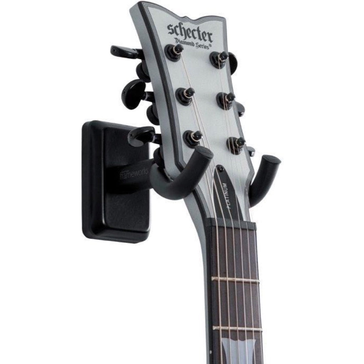 Gator Frameworks Wall Mount Guitar Hanger, Black