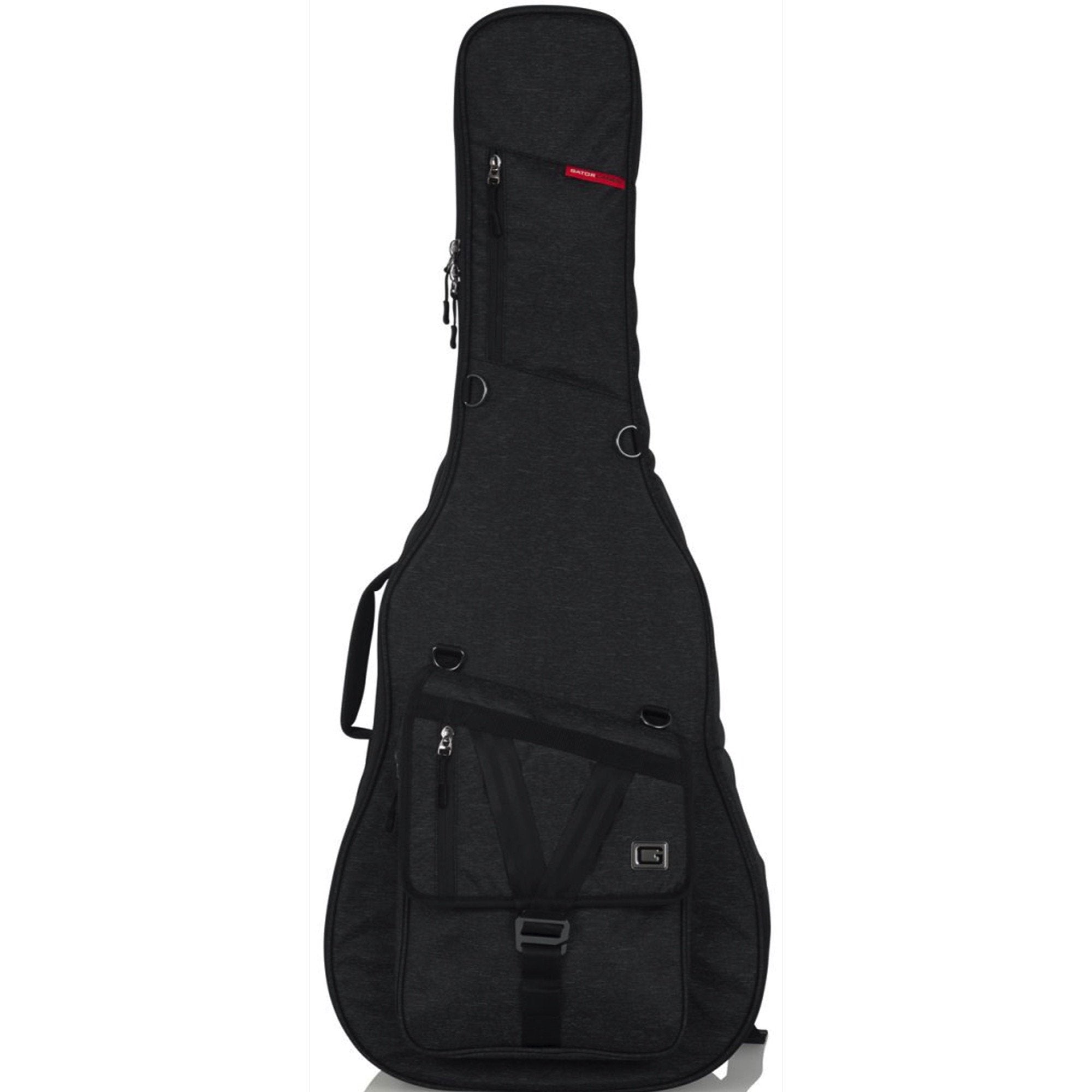 Gator Transit Series Acoustic Guitar Gig Bag, Charcoal