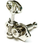 Graph Tech Ratio Open Back Skeleton Button Guitar Tuners (3+3), Nickel