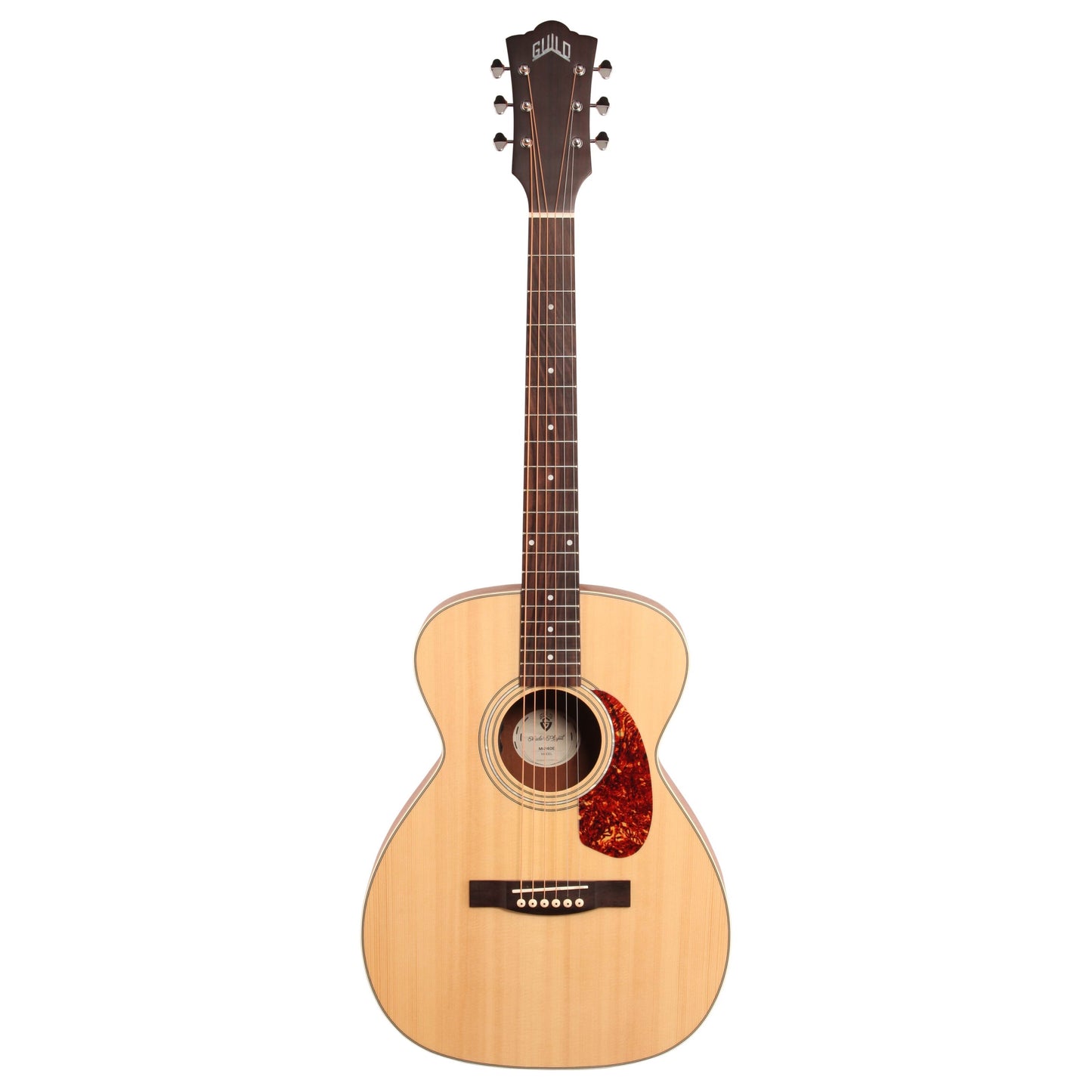 Guild M240E Acoustic-Electric Guitar (with Gig Bag), Natural