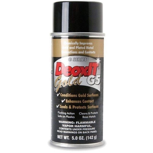 Hosa CAIG DeoxIT GOLD Contact Enhancer, 5 Percent Spray, 5 oz