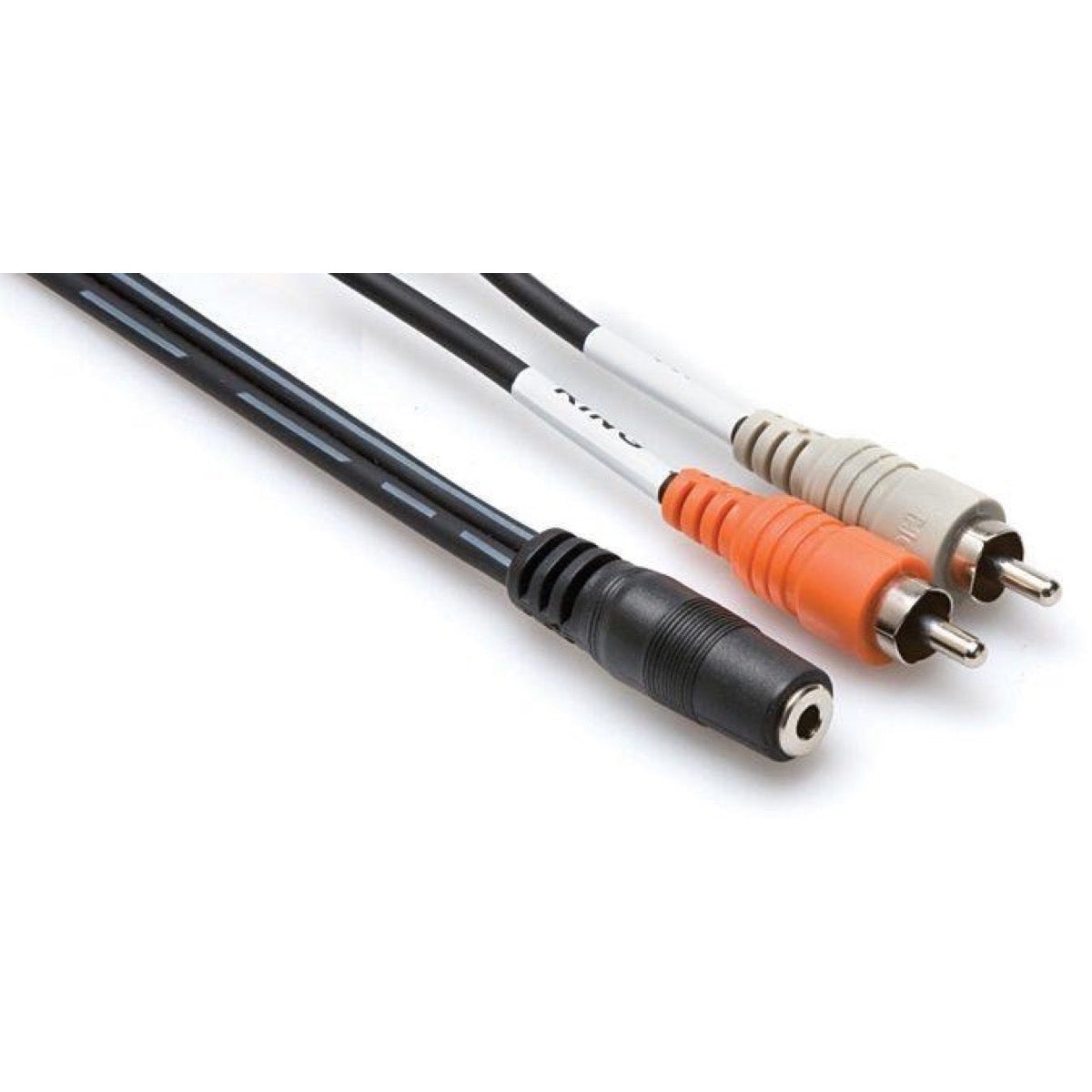 Hosa CFR-210 Stereo Breakout Cable, 3.5 mm TRS-F to Dual RCA, 10 Foot