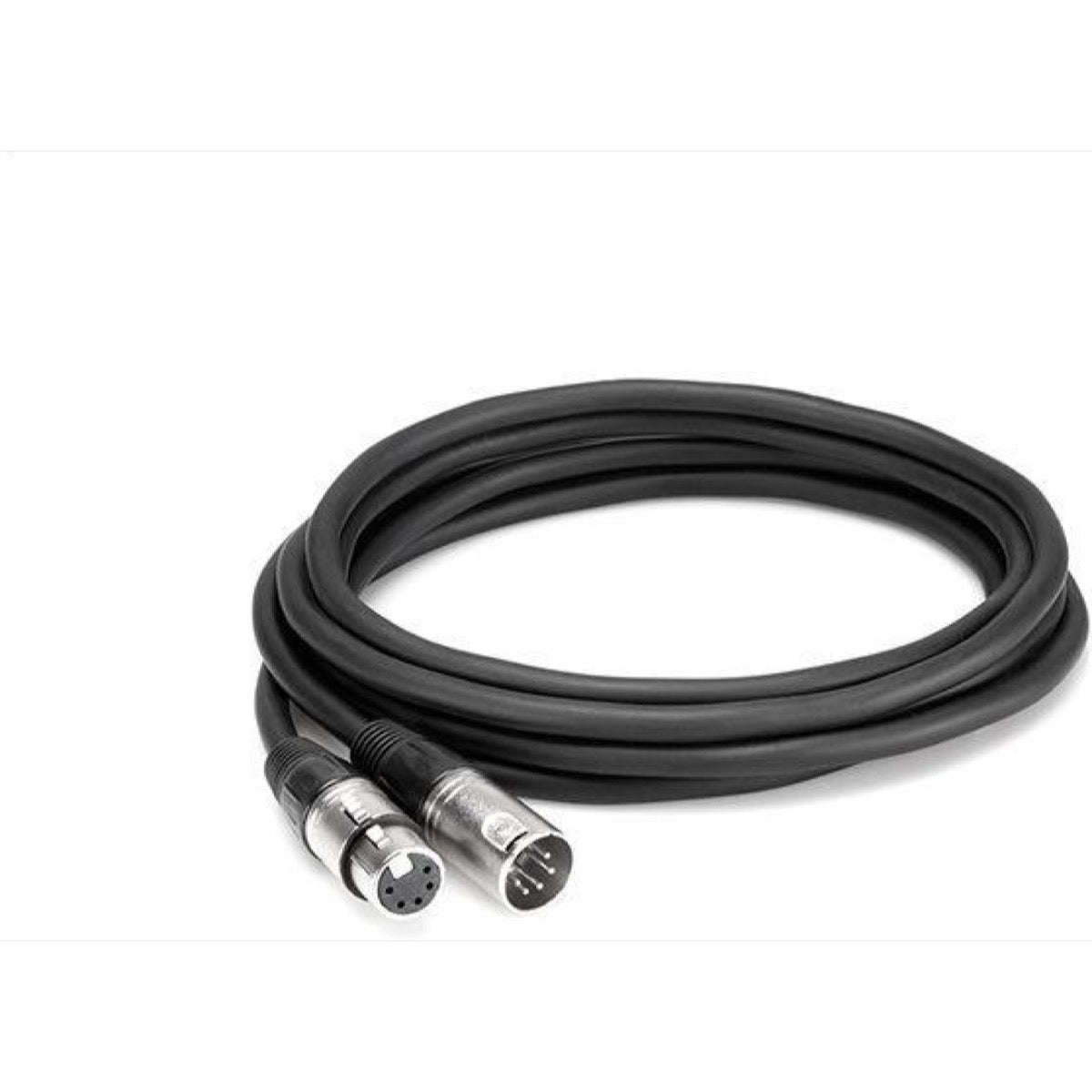 Hosa DMX512 Cable, XLR5-M to XLR5-F, 4-Conductor, DMX-005, 5 Foot