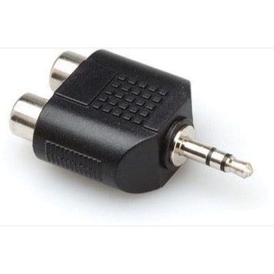 Hosa GRM-193 Dual RCA to Male TRS 1/8 Inch Adapter