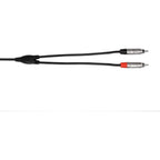 Hosa REAN Pro Stereo Breakout Mini to Dual RCA Cable, 3 Foot