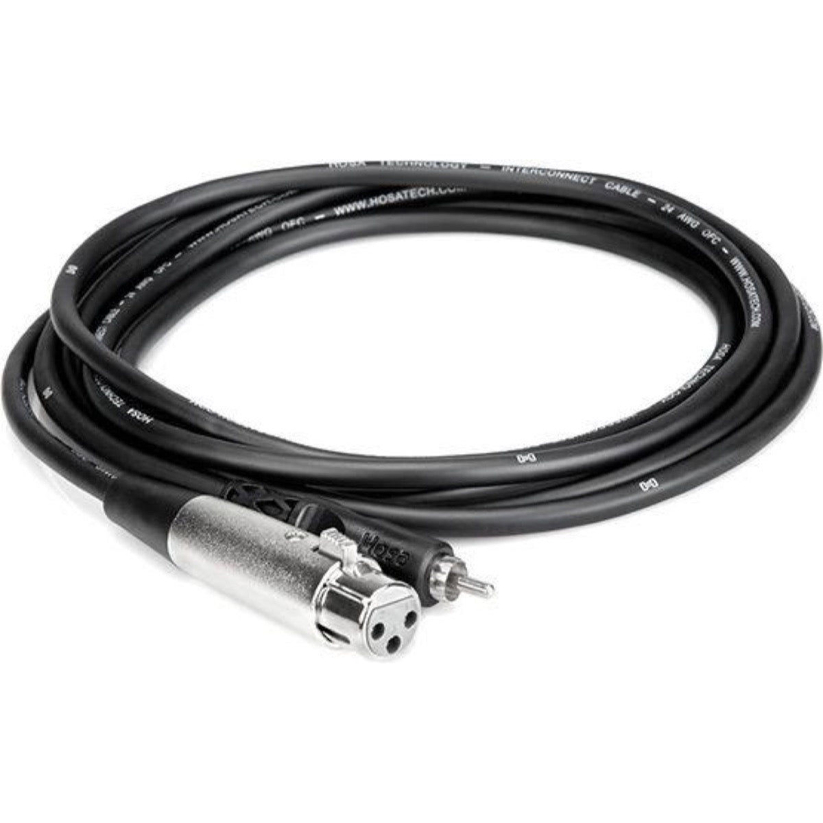 Hosa Unbalanced Interconnect Cable, XLR-3F to RCA, XRF-103, 3 Foot