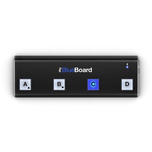 IK Multimedia iRig BlueBoard Bluetooth Wireless MIDI Pedal Controller