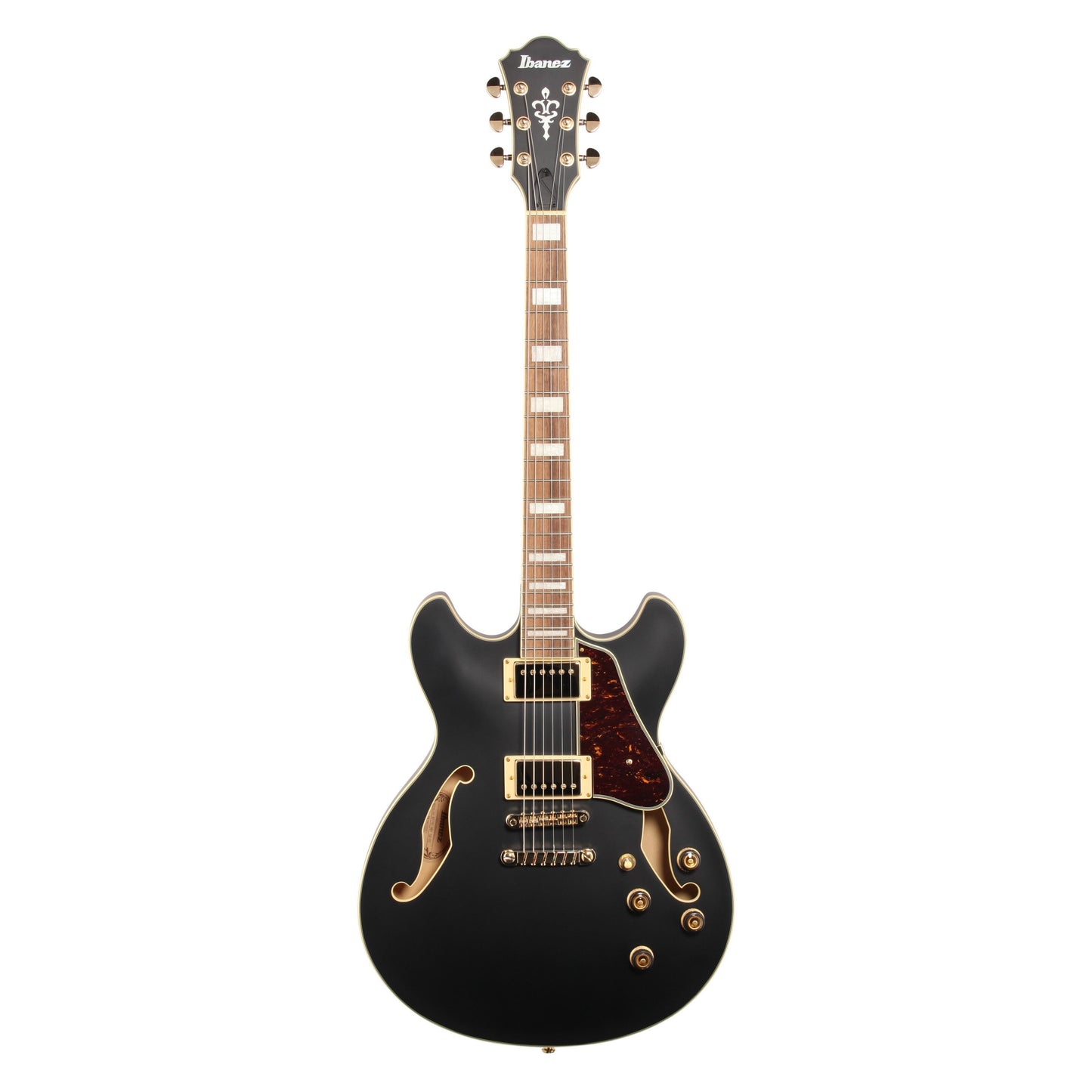 Ibanez AS73G Artcore Semi-Hollowbody Electric Guitar, Black Flat