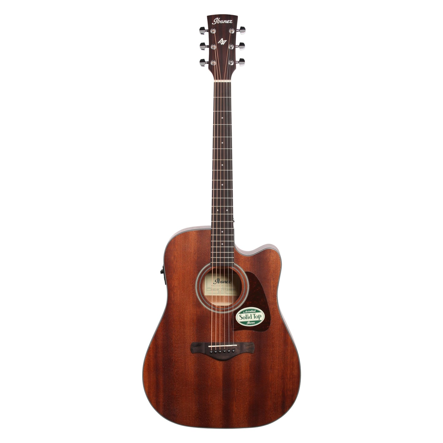 Ibanez AW54CE Artwood Acoustic-Electric Guitar, Open Pore Natural