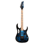 Ibanez JEM77P Electric Guitar (with Gig Bag), Blue Floral Pattern