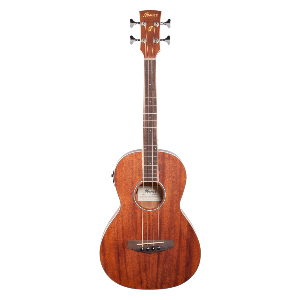 Ibanez PNB14E Performance Parlor Acoustic-Electric Bass Guitar, Open Pore Natural