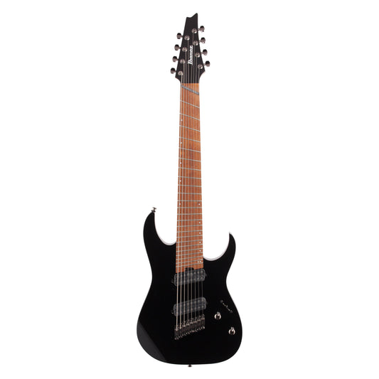 Ibanez RGMS8 Multi-Scale Electric Guitar, 8-String, Black
